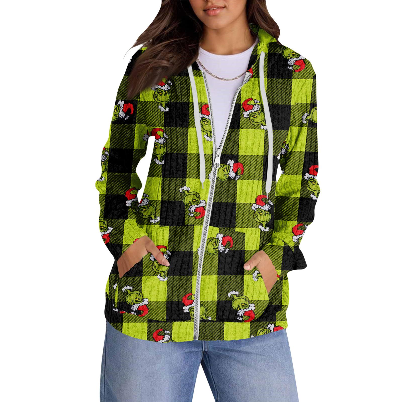 

Толстовки с капюшоном для женщин, модные топы, повседневная осенняя мода, свитшот с длинным рукавом и карманами, легкий пуловер L зелёный