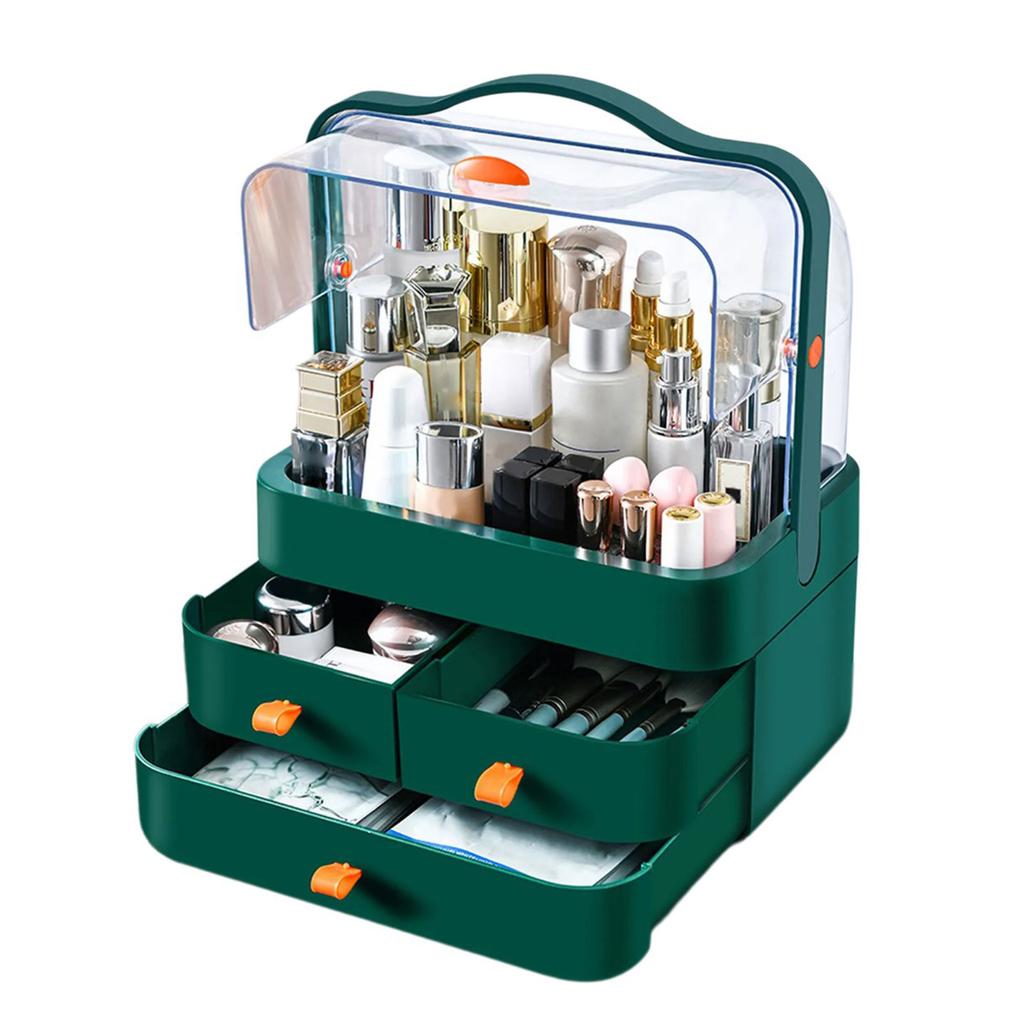 Kosmetik-Organizer mit viel Platz zur Aufbewahrung verschiedener Kosmetik-Accessoires für Beauty-Enthusiasten und Make-up-Künstler