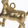 Solid Brass Goat Sculpture Chinese Zodiac Sheep Figurine Exquisite Mini Animal Statue for Desk Decor Collection Gift