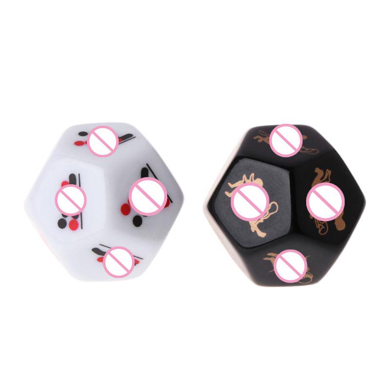 4pcs/set Sides Sex Funny Dice Game Toy Set Adult Couple Bachelor Party Gift Love