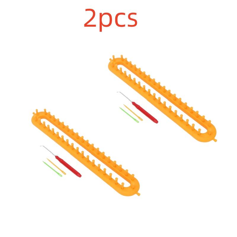 1 Set Rectangle Round DIY Knitting Loom Scarf Sweater Hat Shawl Stitching Knit Handmade Craft Weaving Braiding Tool