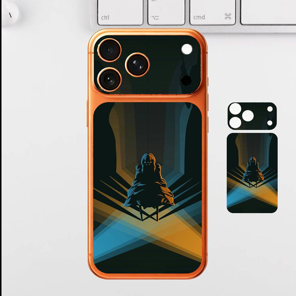 

Horror Movie A-Annabelle Back Cover Decal Protective Sticker For Iphone 17 Pro Skin Sticker Back Protective Decorative Stickers iPhone17promax