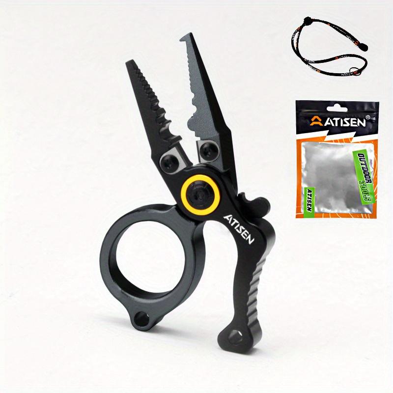 

1 шт. Алюминиевые рыболовные плоскогубцы для морской рыбалки, Набор снастей для серфовой рыбалки, Рыболовный мультиинструмент Экстрактор крючков Плетеный шнур