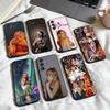 Singer A-Ayliva Wallpaper Phone Case For Samsung Galaxy A73,A72,A71,A70,A53,A52,A51,Others Soft Black Shell