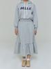 Adore Bell Hooded Long Dress - Gray