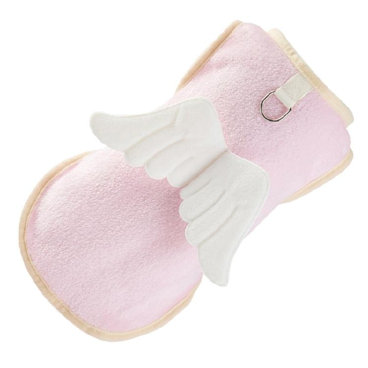 Hundeweste Frühling Flauschiger Stoff mit Cartoon-Flügel Pullover Mantel Kleidung Bekleidung