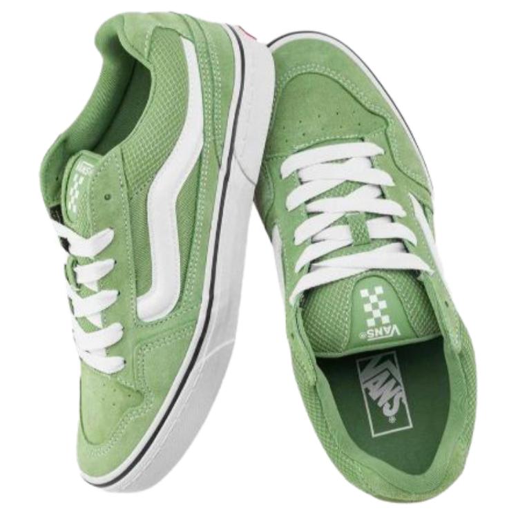 Vans Caldrone Versatile Comfortable Durable Low-Top Skate Shoes Men sneaker Green VN000CSPEMZ