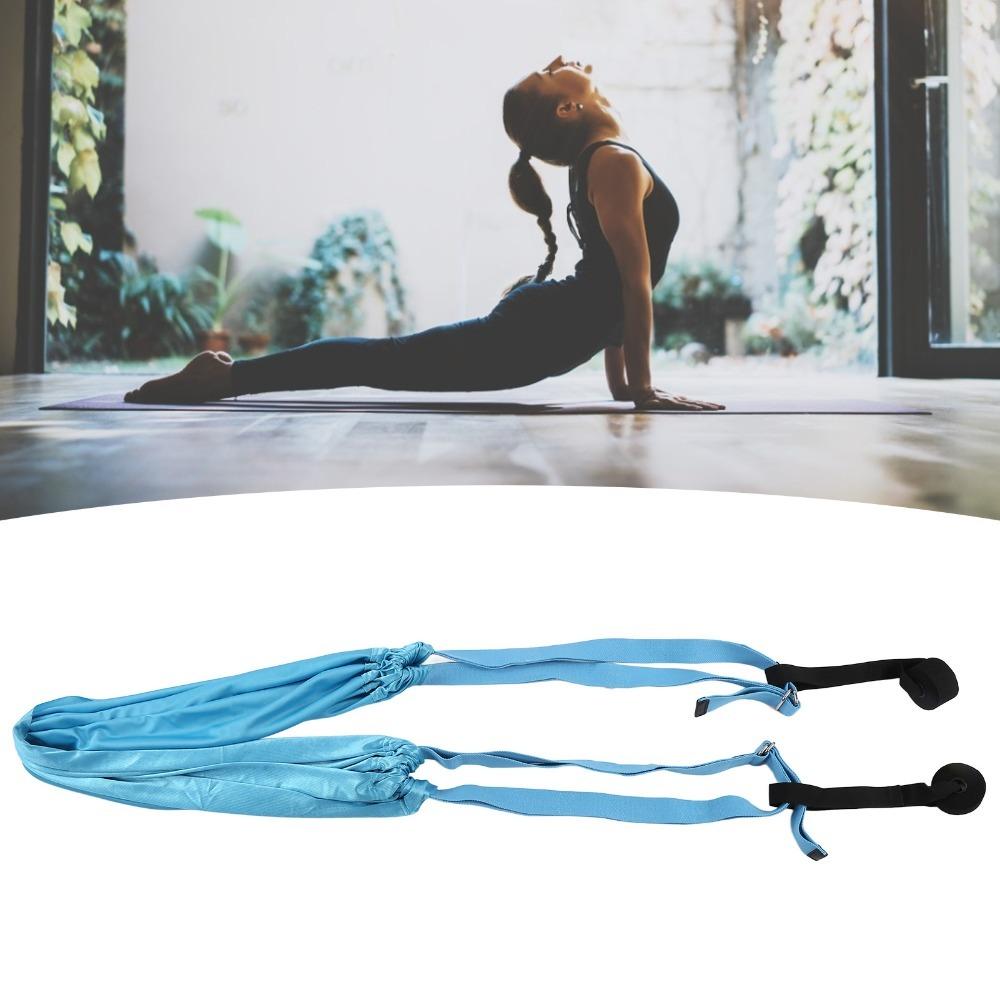 Green, Purple, Pink, Blue Door Mount Yoga Stretch Strap  Yoga Back Bend Waist Stretching синий