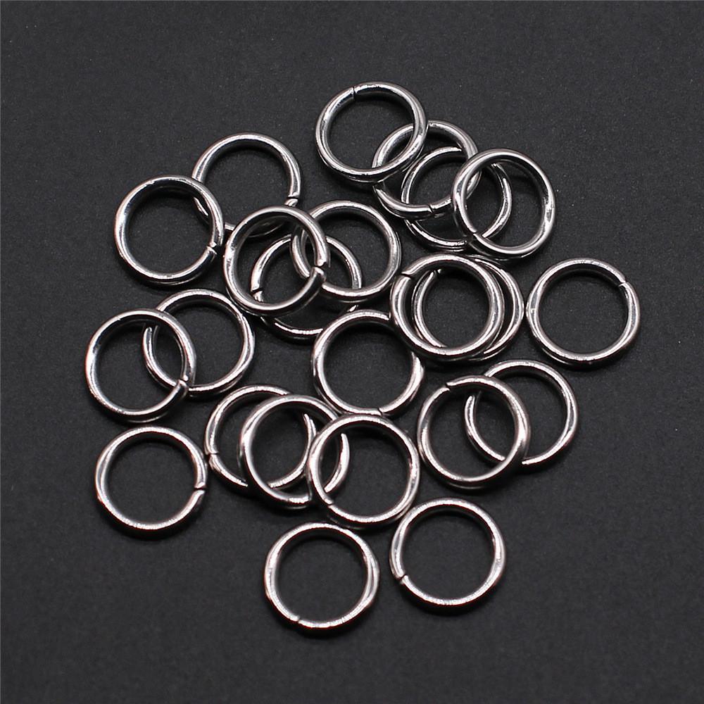 Stainless Steel Closed Rings Split Rings Bulk Connectors For DIY Projects