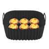 silicone air fryer oven baking plate Air Fryer Liners Square Air Fryer Oven Pan Non-stick Baking Tray Basket Mat Pizza Pan