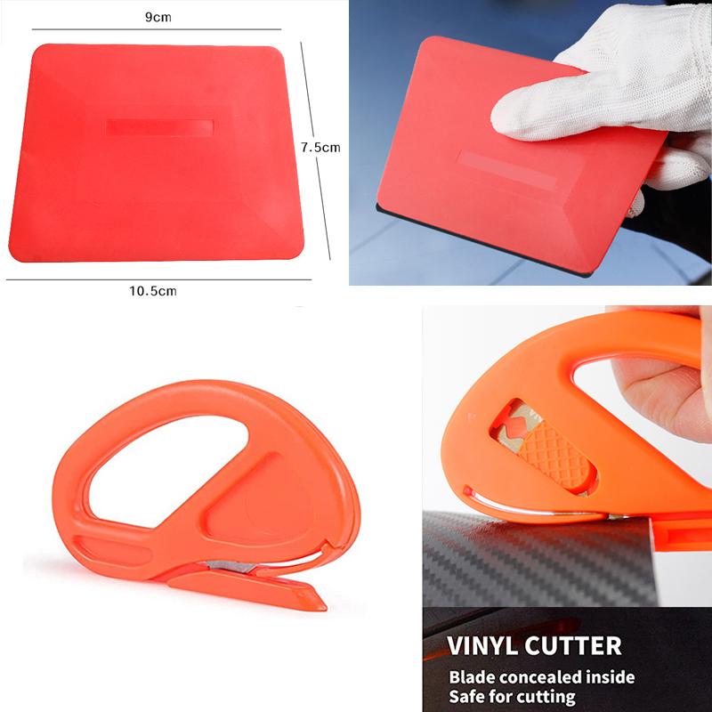 40Pcs Car Window Tint Kit Vinyl Wrap Squeegee Window Film Tinting Installation Tool Razor Scraper Micro Squeegee Vinyl Cutter