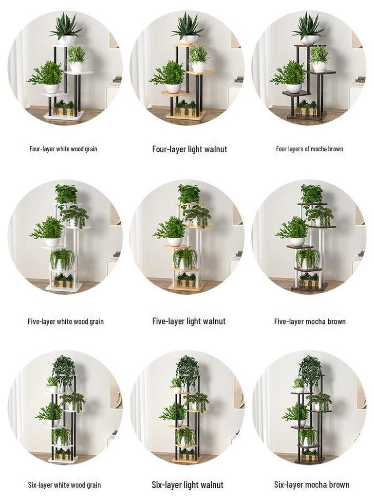 Cross-Border Multi-Layer Indoor Flower Rack for Living Room or Balcony