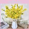 Winter Jasmine Fake Flower Bridal Arrangement With Durable Plastic Material For Wedding Venue And Photography Props