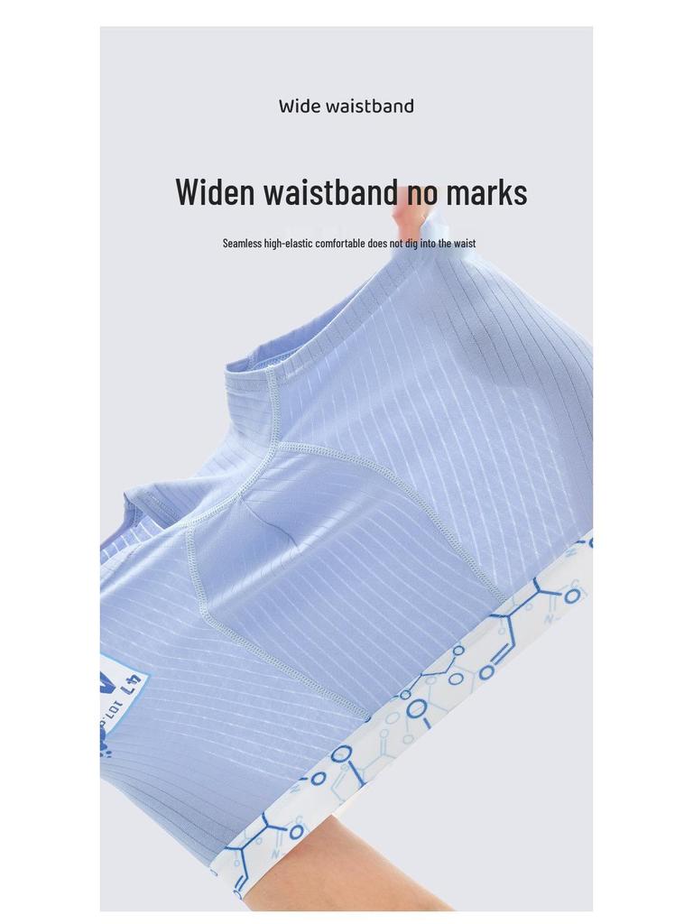 Boys' Breathable Cotton Boxer Briefs with Antibacterial Crotch, Sizes 15-18 Years