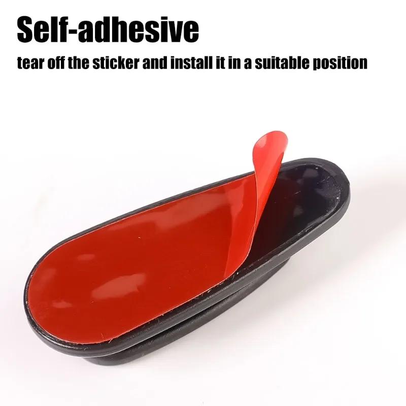 Mini Car Hooks Automatic Dashboard Hanging Strong Adhesive Hooks Car Interior Cable Organizer Storage Hanger Auto Home Dual-use