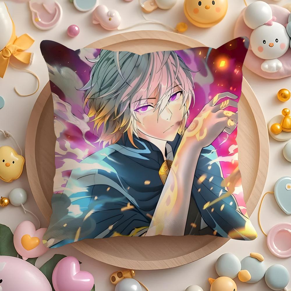 The Beginning Anime A-After the End Cushion Cover Home & Car Multi-Scene Pillow Cover - Reversible, Soft & Durable for Daily Use