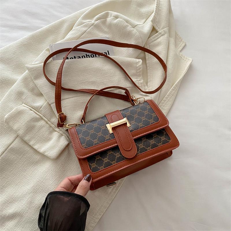 2024 New Vintage Style High-quality Single Shoulder Bag With Unique Print Design