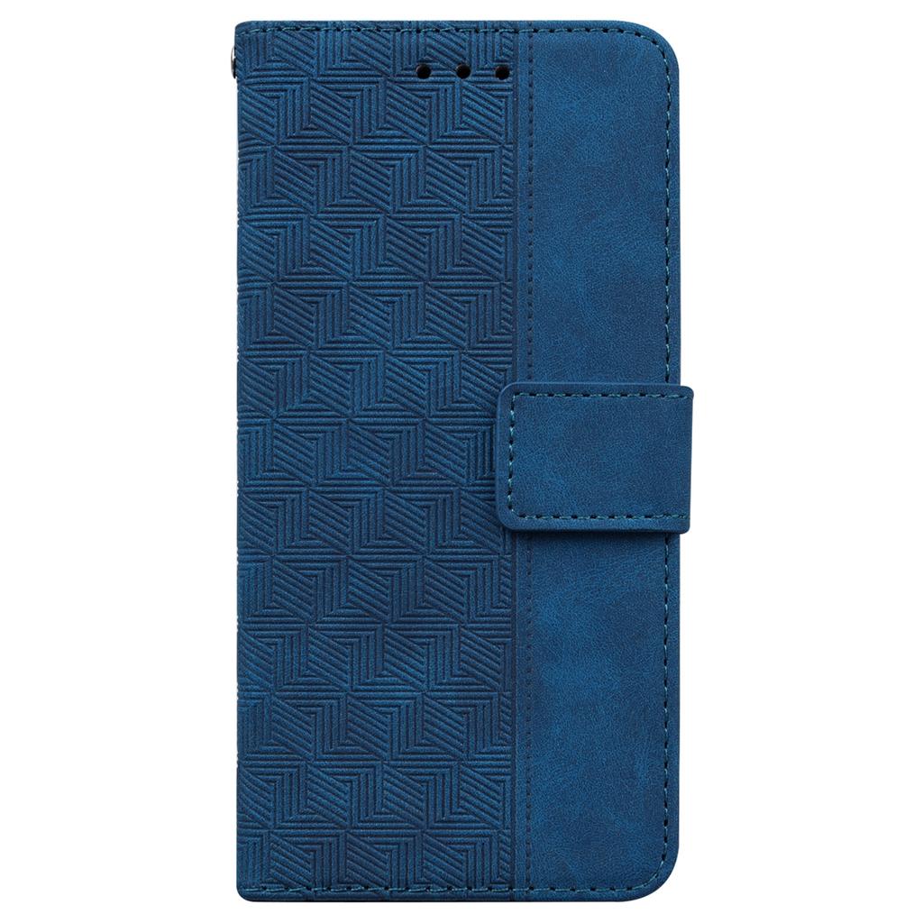 For OnePlus Nord 5 5G Case Geometry Pattern Leather Wallet Phone Cover with Wrist Strap