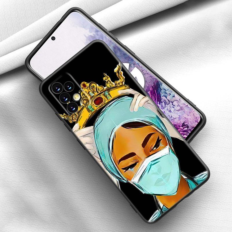 Lekarz Pielęgniarka Korona Król Królowa Etui Na Samsung Galaxy A21 A30 A50 A52 S A13 A22 A32 A33 A53 A73 5G A11 A12 A31 A51 A70 A71 A72