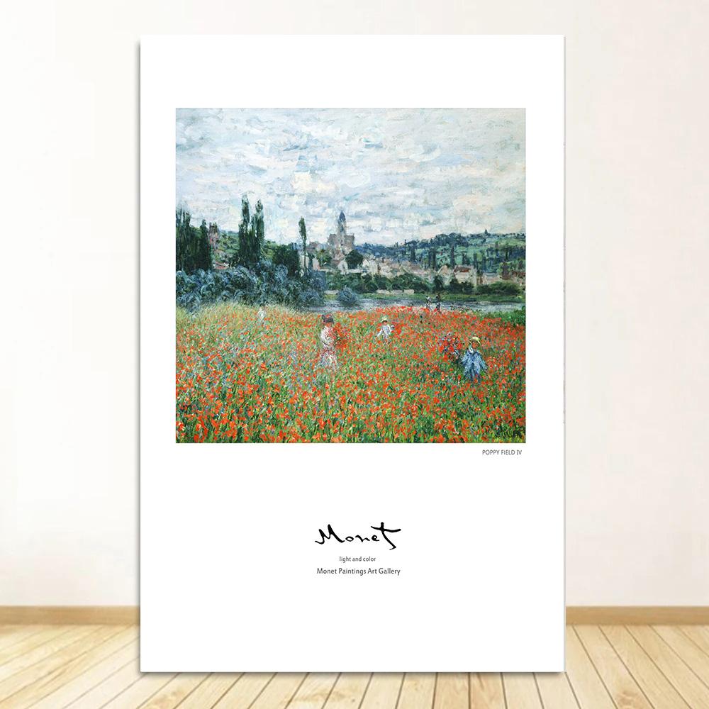Claude Monet Klasická Umělecká Kolekce Obrazy Plátno Plakát a Tisky Nástěnné Umění Obrázky pro Halový Obývací Pokoj Domácí Dekorace Nástěnná Malba