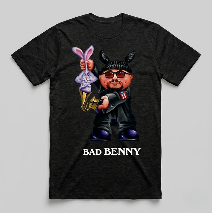 Bad Bunny cute graphic New Unisexs TShirt Unisex ONeck 100 Cotton Short Sleeve Y2k Oversized Popular Fashion Tee Fans Gifts