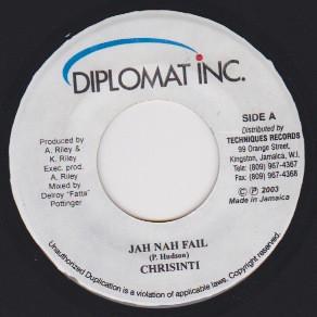 

7-дюймовая пластинка CHRISINTI - Jah Nah Fail none Diplomat Inc. 2003 Ямайка Регги, Ска и Даб Б/У