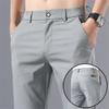 Pantaloni Casual Dritti Larghi da Uomo Estivi Leggeri ad Asciugatura Rapida Business Versatili Moda