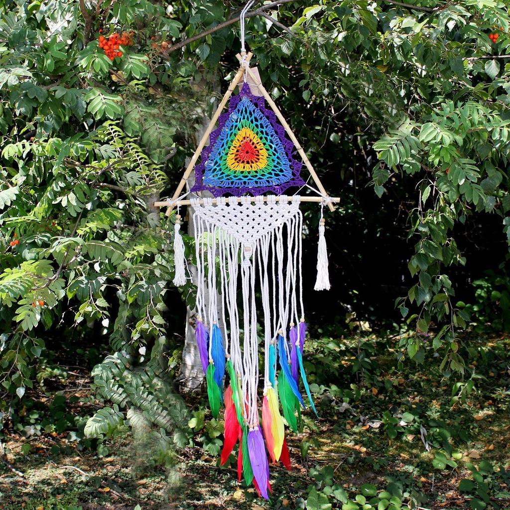 Dream Catcher Pyramid Wall Hanging