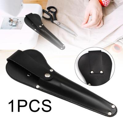 Broderisax Skyddande Fodral PU-läderfodral Snygg Skräddarsaxfodral för Skräddare Hem Farmor Hantverk Broderi