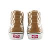 Vans SK8 Hi High Top Casual Skate Shoes Unisex Brown White Grid VN0A4BX7TBN