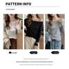 Women's High-End Off-Shoulder Long-Sleeve Stretch Top