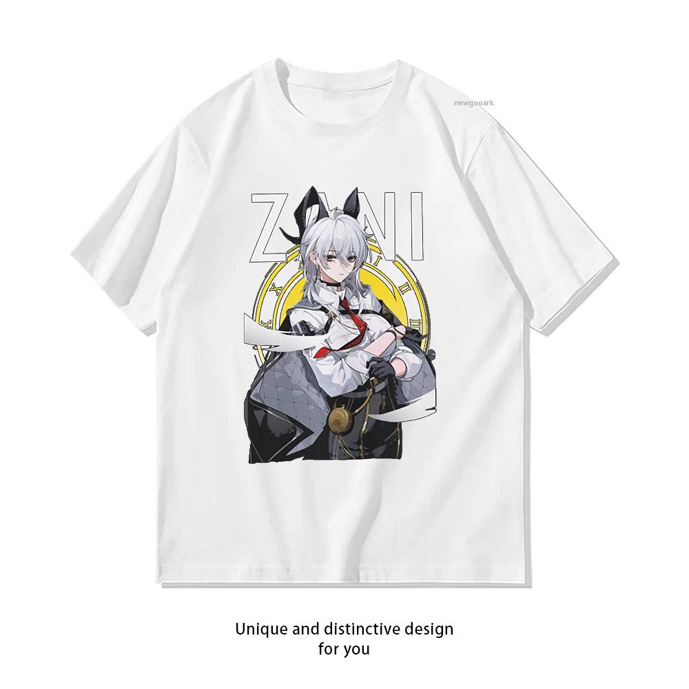 Zani Wuthering Waves Zani Wuwa Shirt Woman Man Casual Cotton Printed T Shirts Adult Streetwear Camisetas Tops Tee Creative