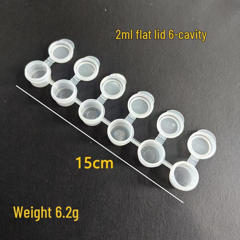 

Numbered Paint Box: 3ml Oil, 2ml Acrylic, Watercolor Tubes in Empty Plastic Strip for Plaster Doll Painting