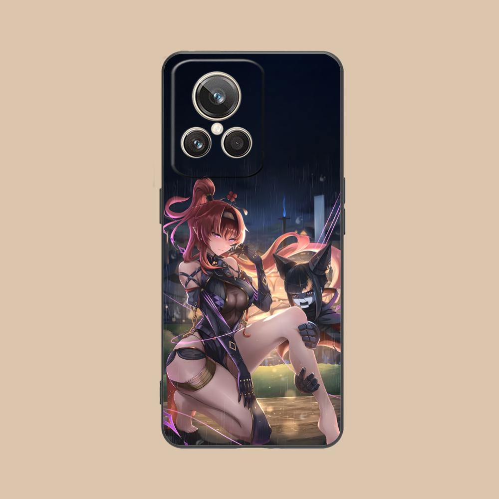 Wuthering Waves Yinlin Mobile Phone Case for Realme 15 14 13 12 11 10 9 Pro Plus T i Lite 5G Colorful Printing Cover Cover
