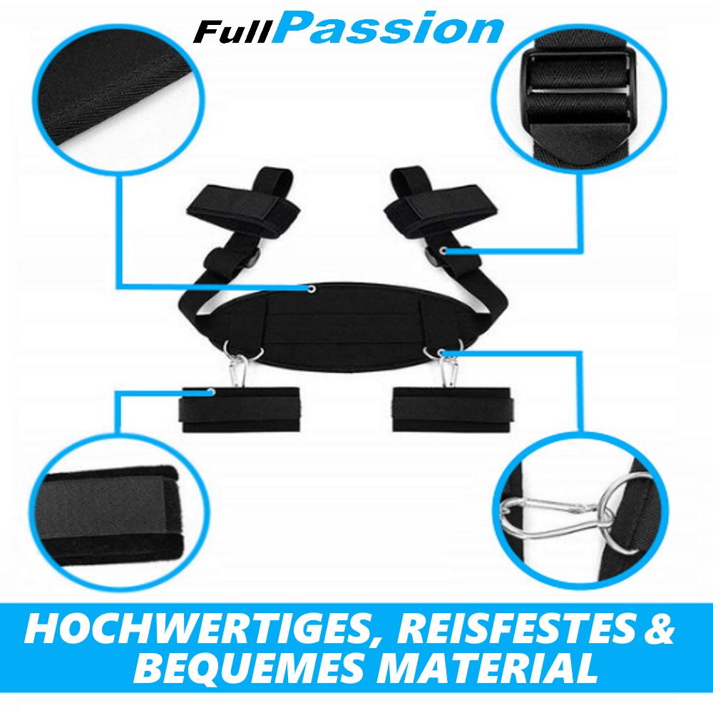 FullPassion SM Bondage Set BDSM Fesselset SM Sexspielzeug Extrem Bettfessel