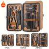 Luxury Nail Clipper Set - Stainless Steel Manicure Pedicure Kit In Case. Perfect Travel Gift for Men & Women.