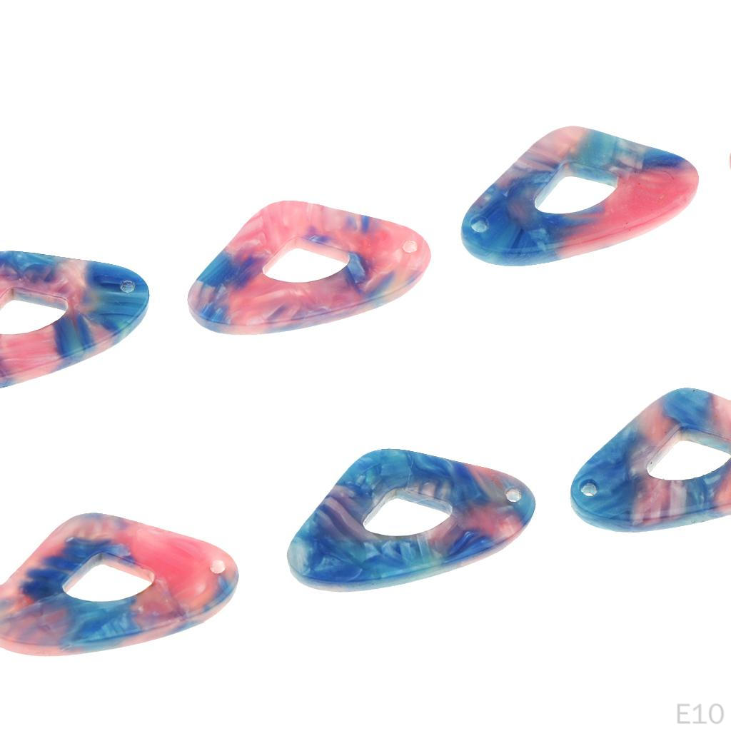 10 Pieces Acrylic Charms Pendants DIY