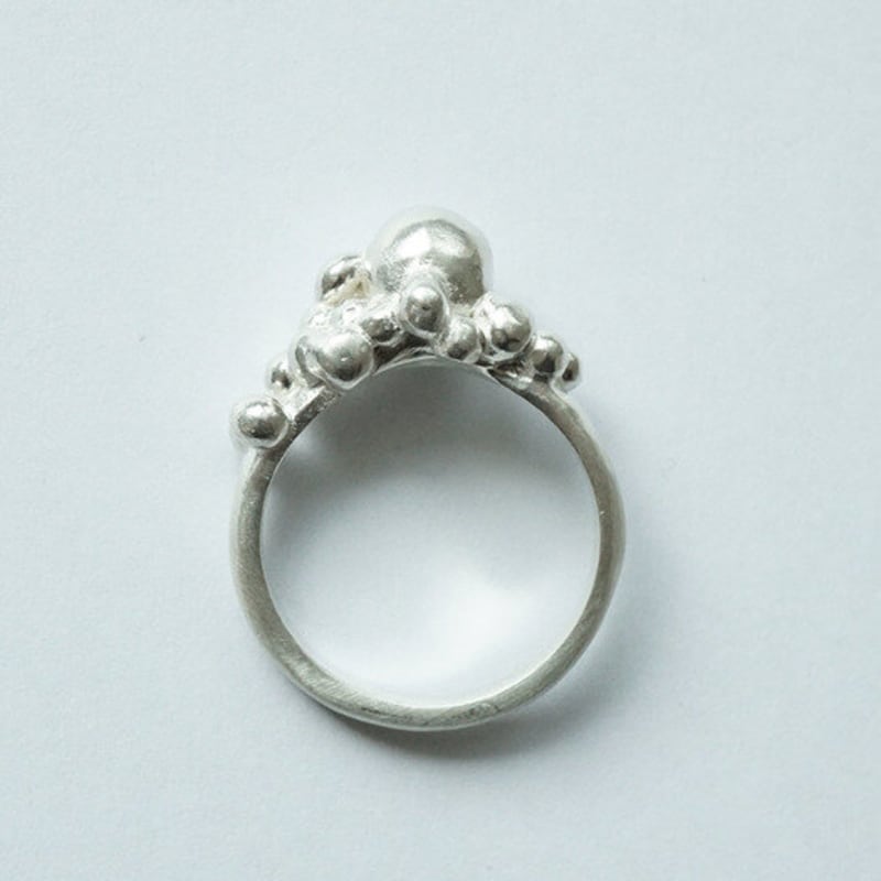 Vacactsilver Bubble Ring