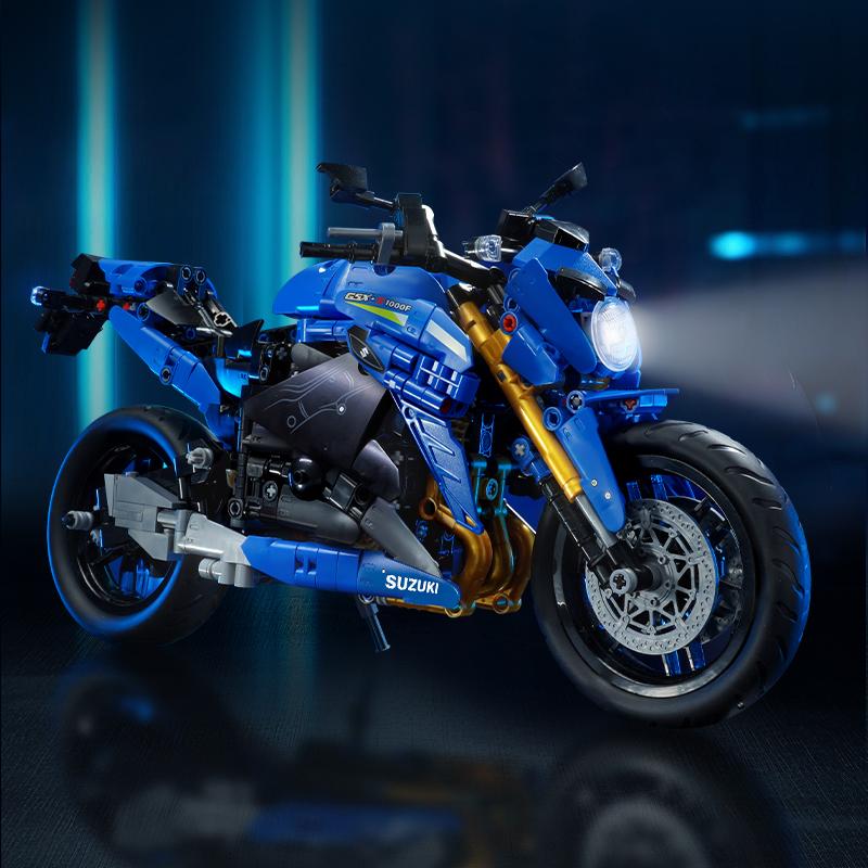 Keeppley 1: 6 Suzuki GsxS1000r Assembly Motorcycle Building Blocks  Toy Collectible Model Desktop Ornament  Holiday Gifts