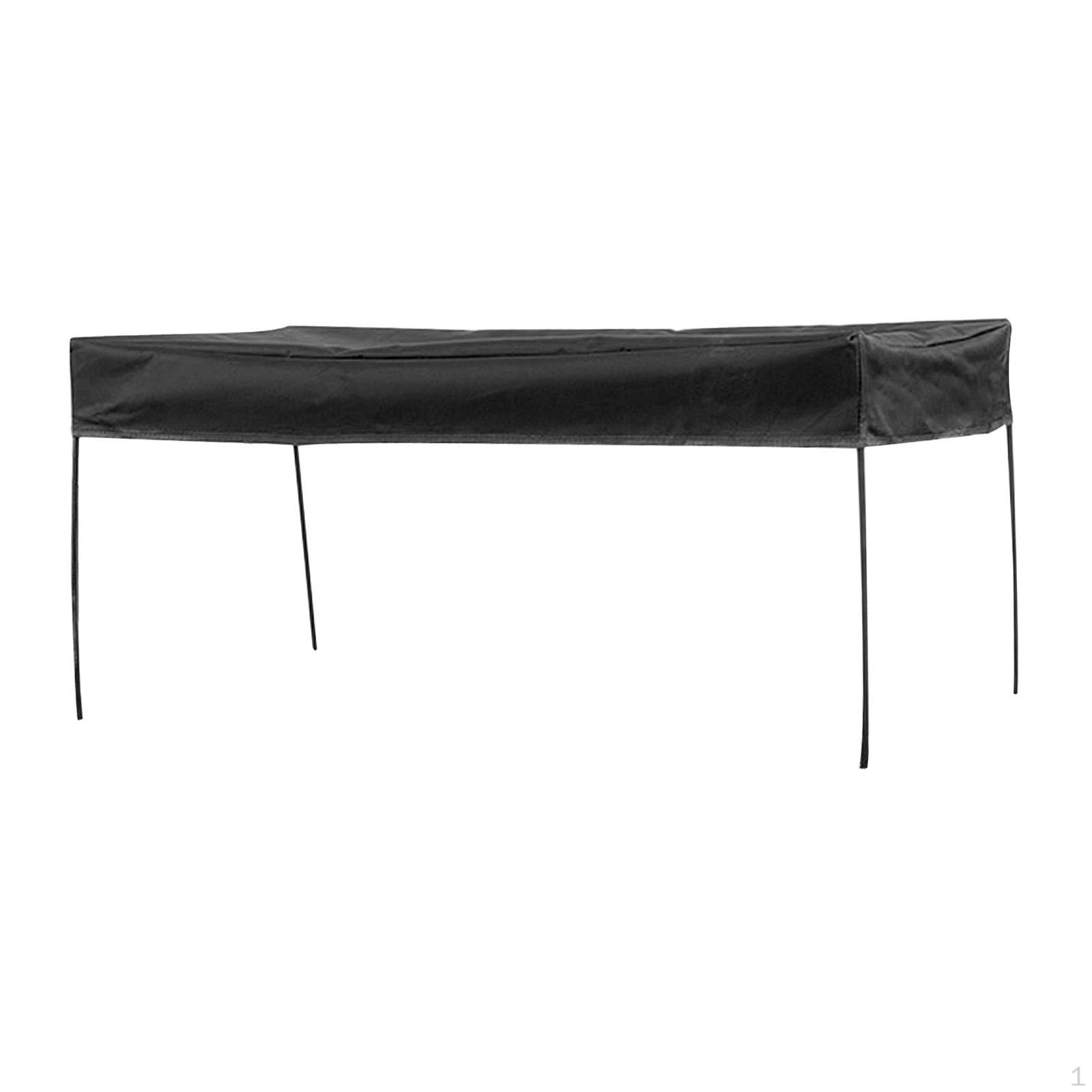 Wagon Canopy Awning Hand Push Pull Cart Basket Outdoor Garden Sunshade