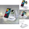 New Foldable Four-in-one Wireless Charger For Apple Watch Earphones And Phone Fast Charging 25w Power Output