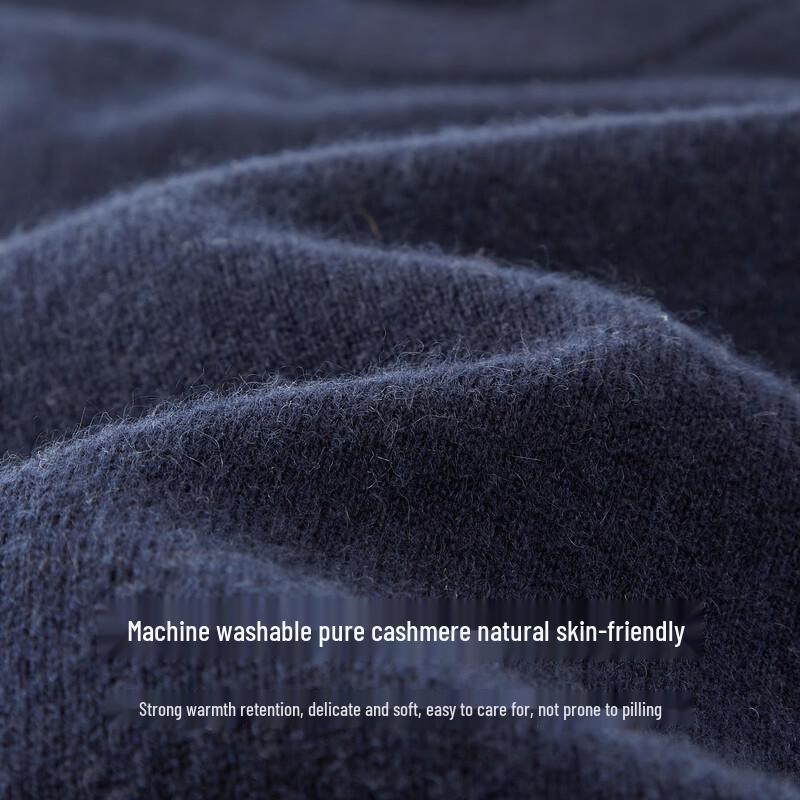 FIRS Men's Round Neck Cashmere Sweater