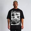California City Street Style Lowrider Black T Shirt Unisex 100% Silk Screen