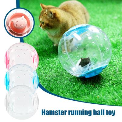 Hamster Running Ball Transparent Small Pet Mice Jogging Supplies Exercise Toy Ventilation Gerbi B9U5