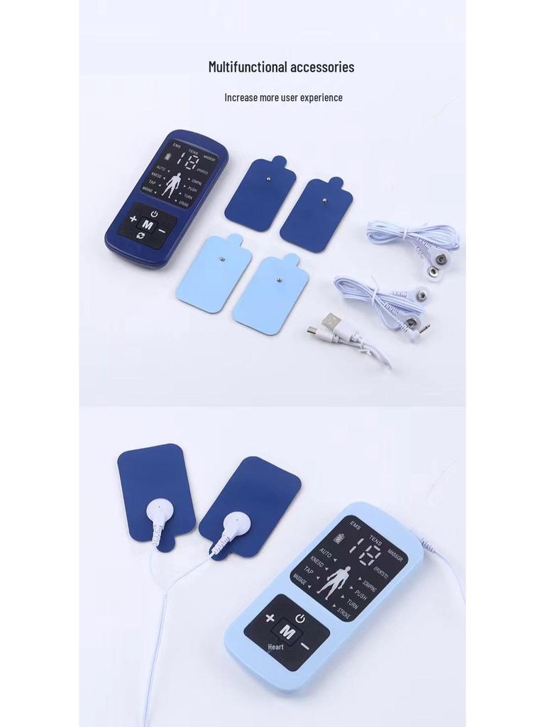 Rechargeable Multi-functional Meridian Pulse Massager with Chinese & English Settings