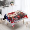 Cake Printed Tablecloth Hotel Restaurant Table Decoration and Ornament Stain Resistant Rectangular  Home