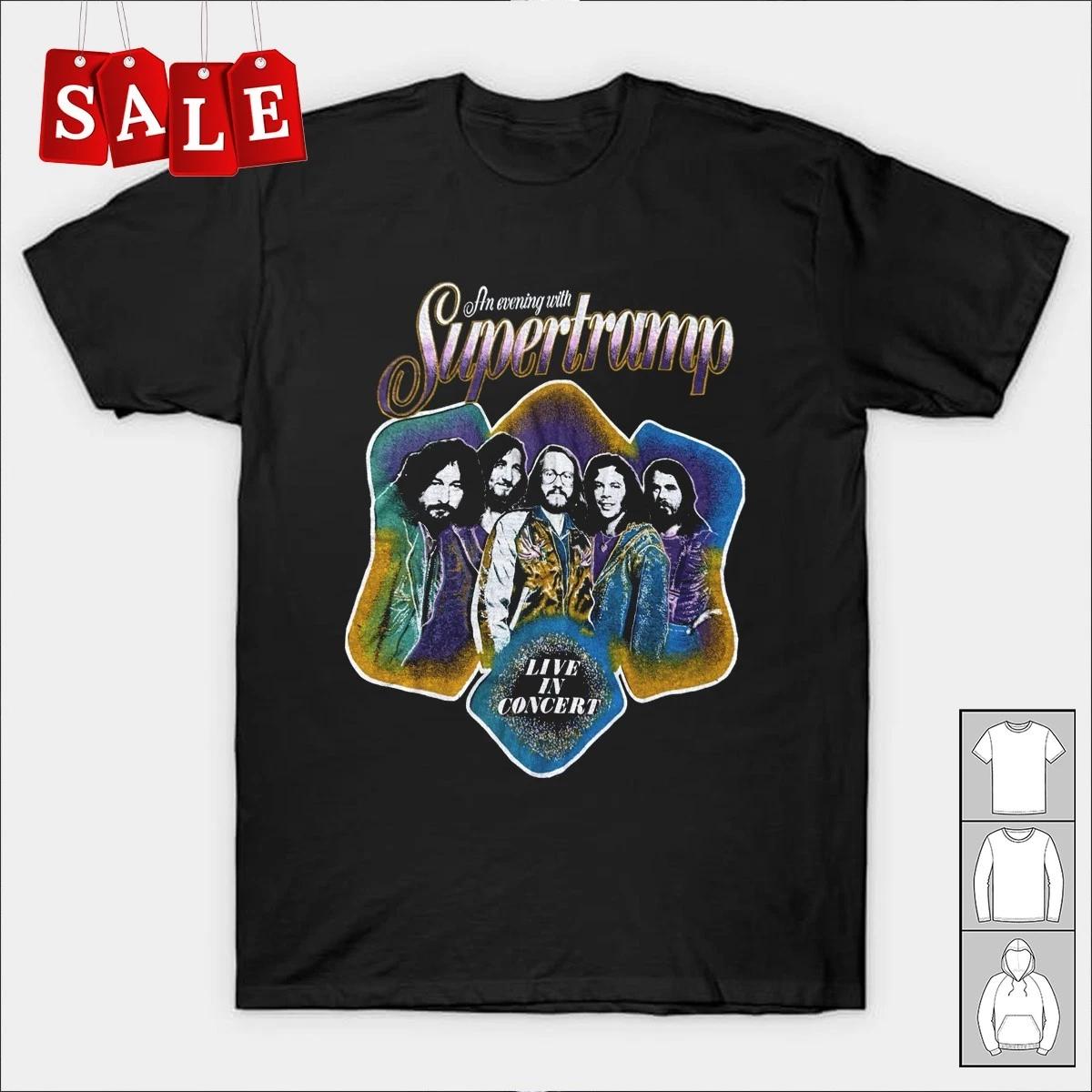 New Vintage 70s Supertramp Fantasy Concert Gift For Fans Unisex S-5XL Shirt MD57 M