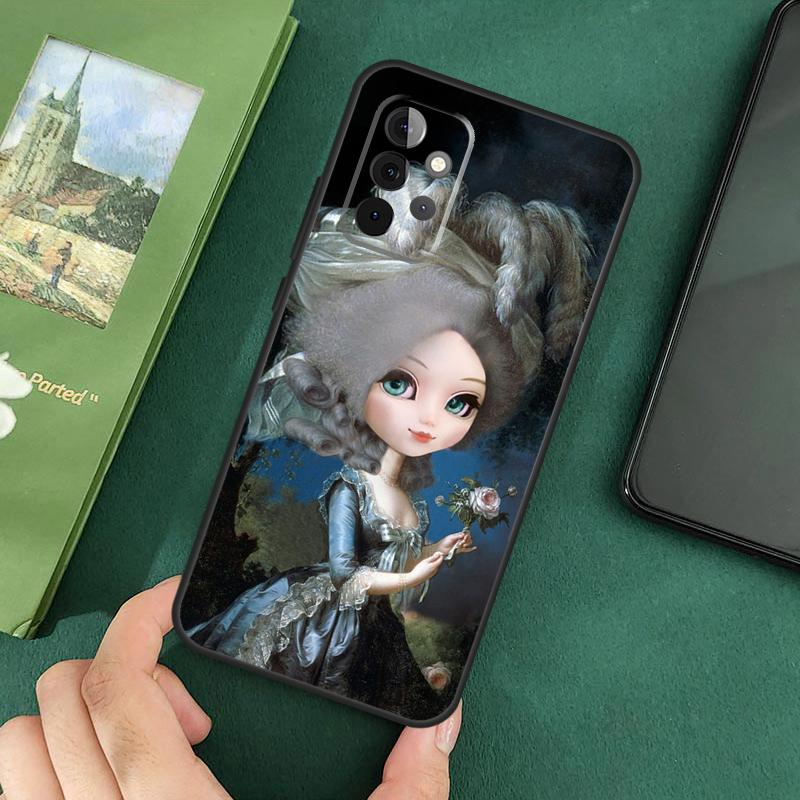 Marie Antoinette Case For Samsung Galaxy A54 A51 A71 A31 A41 A12 A22 A32 A52 A72 A52S A14 A70 A53 Cover