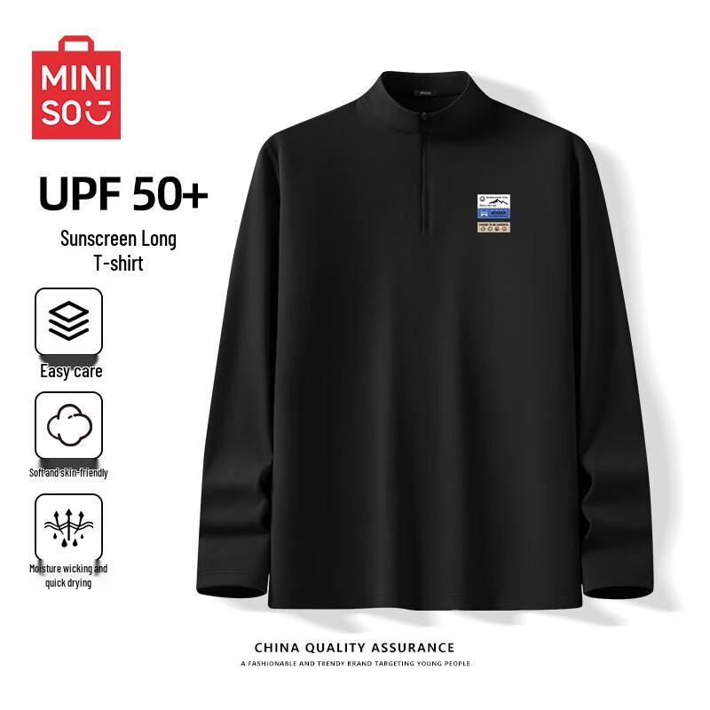 Miniso Men s Long-Sleeve Quick-Dry T-Shirt 3XL
