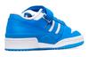 Adidas Originals FORUM Synthetic Leather Abrasion Resistant Low top Skateboard Shoes Blue White Unisex GX9697